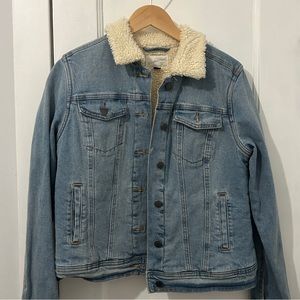 Sherpa Lined Jean Jacket